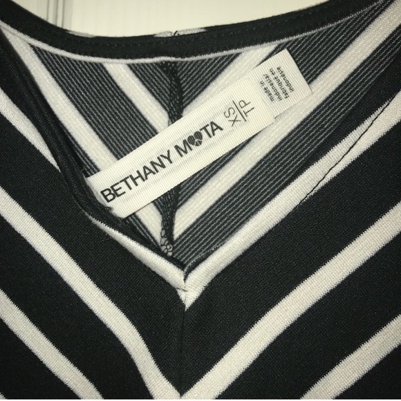 Bethany Mota black and white striped sundress - Picture 5 of 5